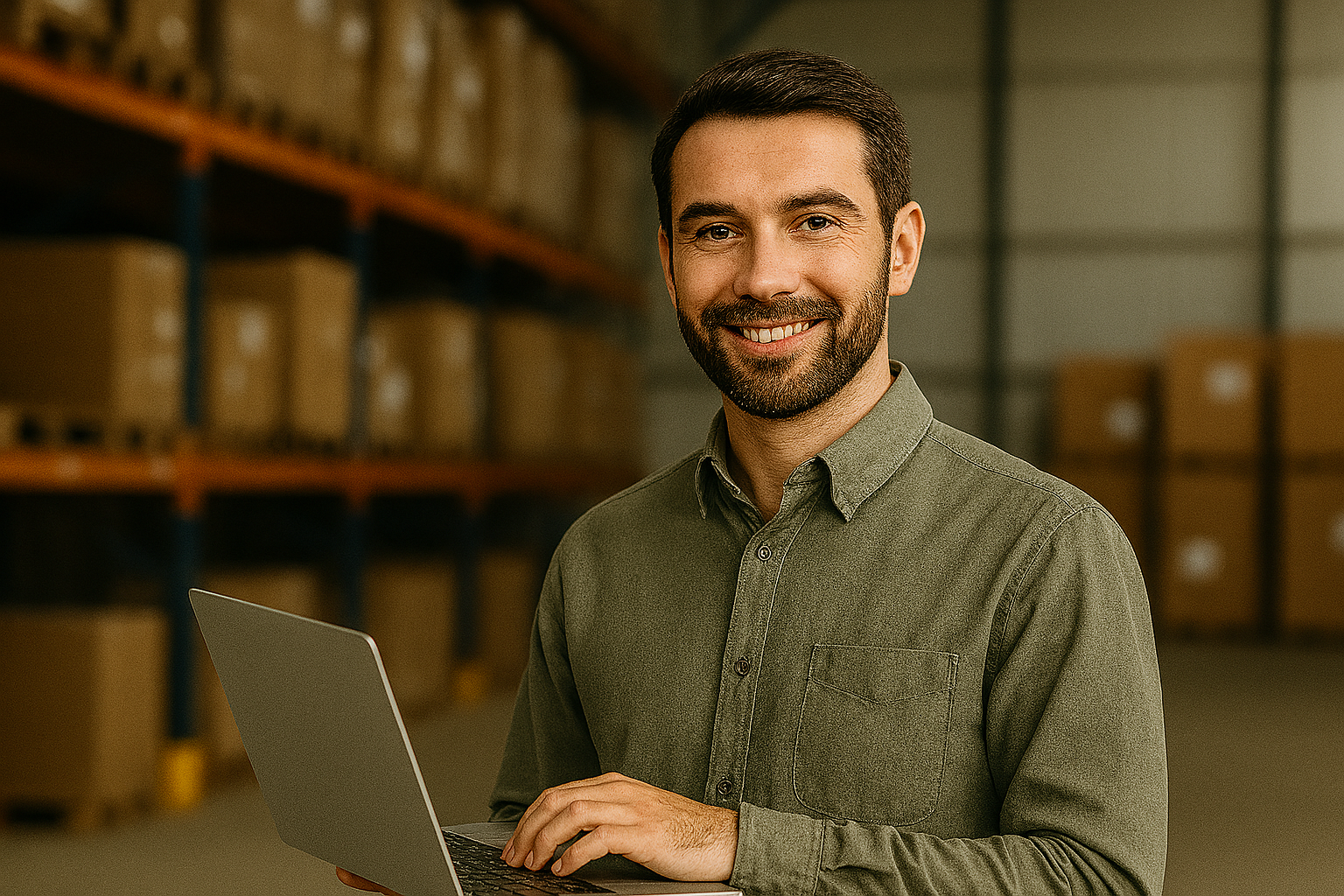Buyer in professional setting